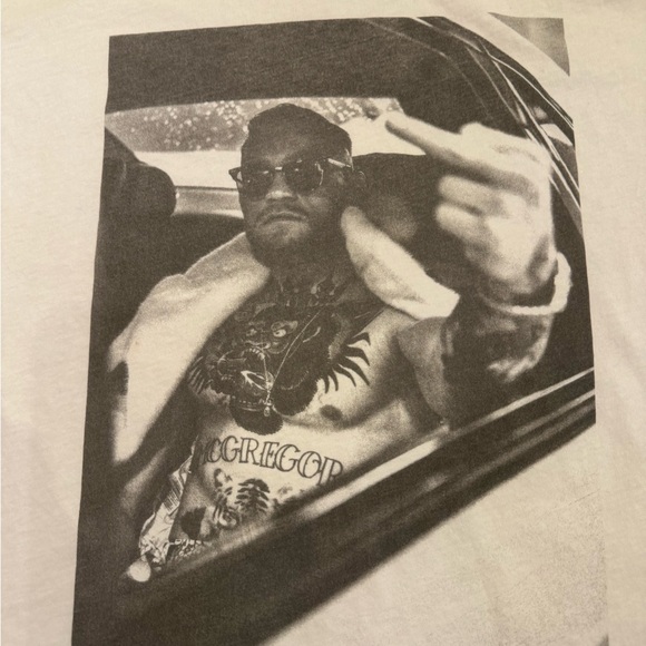 Roots of Fight Conor McGregor Limited Edition Large White T-Shirt - Picture 3 of 5